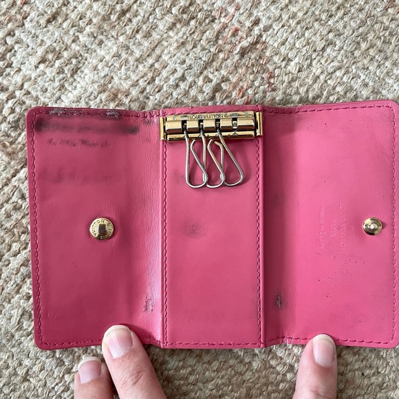 Set of 2 Louis Vuitton card key holders used authentic - Picture 13 of 14